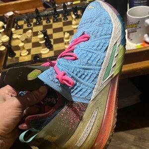 Nike Blue and Pink Athletic Shoes